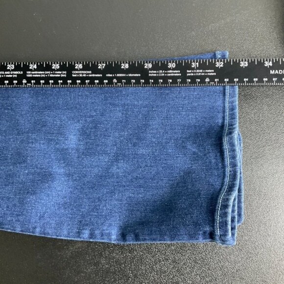 PAIGE High Rise Manhattan Bootcut Jeans Women's Size 29 Medium Wash Denim - Picture 12 of 13